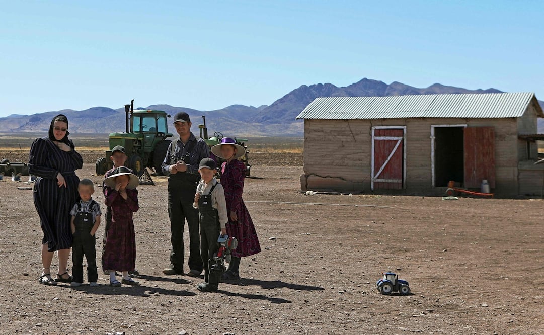 Se estima que en México hay unos 100 mil menonitas, la mayoría en Chihuahua. Foto: AFP