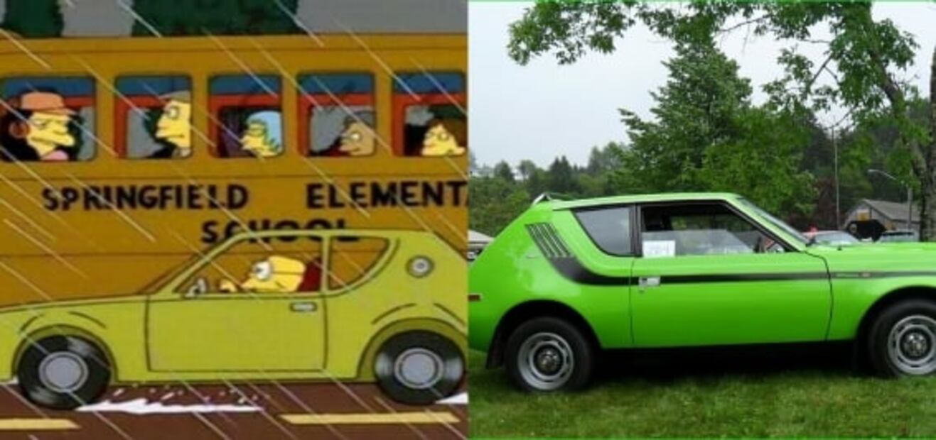 Los autos de Los Simpson en la vida real