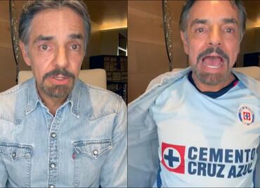 VIDEO: Eugenio Derbez le pide a la Máquina que "no la vayan a Cruzazulear" en la final contra el América