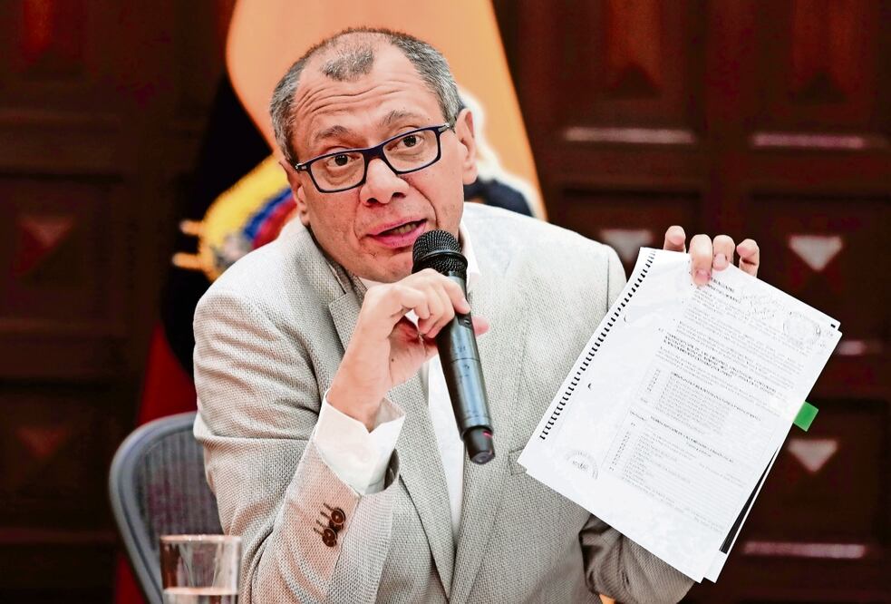 Jorge Glas, ex vicepresidente ecuatoriano. Foto: agencias