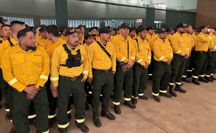 México refuerza ayuda a Canadá en combate a incendios forestales; envía equipo de 103 brigadistas a la Columbia Británica