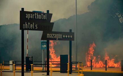 ​Desalojan a más de mil personas por incendio en parque nacional de España