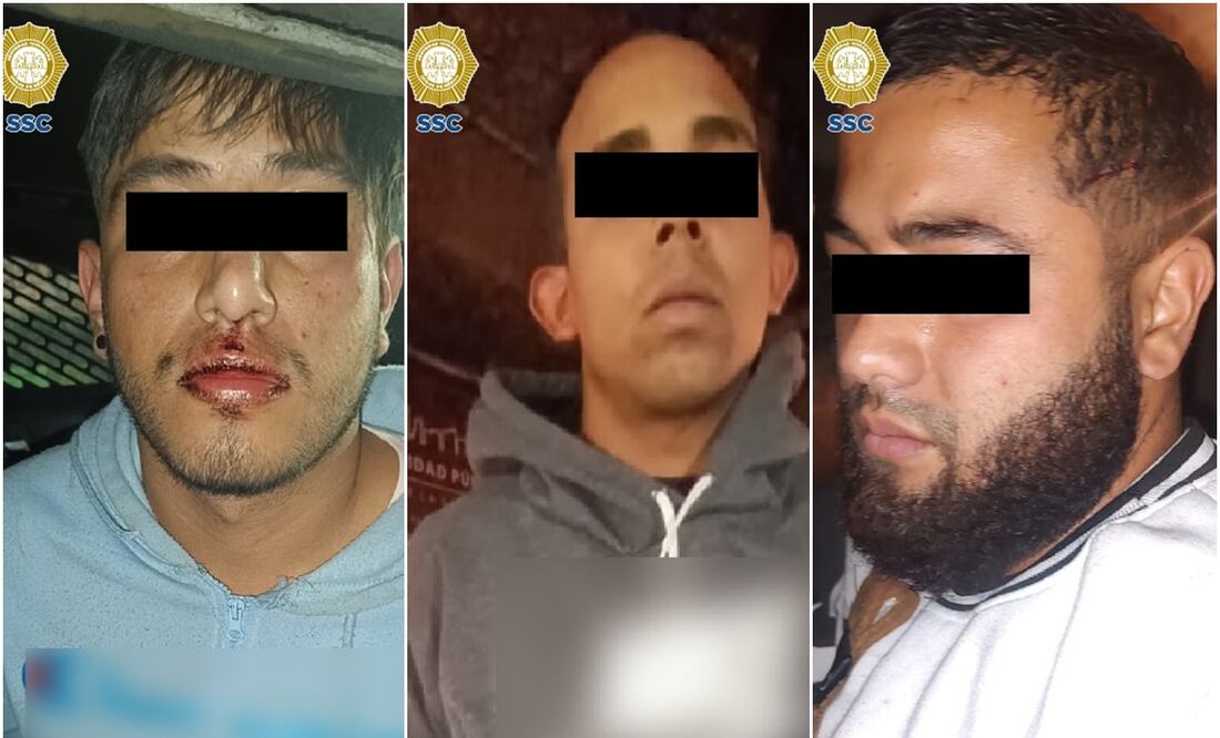 Venezolanos implicados en ataque a jóvenes. Foto: Especial