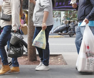 Adiós a bolsas de plástico o multas de 168 mil