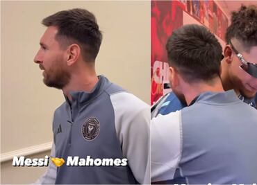 VIDEO: El emotivo encuentro entre Lionel Messi y Patrick Mahomes en la MLS