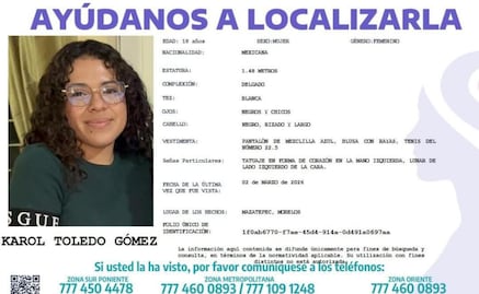 Desaparece Karol Toledo, otra estudiante de la UEAM; rectora pide a autoridades acciones rápidas para su localización