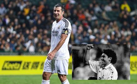 Luis Figo sobre Hugo Sánchez; "Es de los mejores delanteros de la historia"