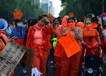 Unas mil 500 personas participaron en la marcha del 25N: Secretaría de Gobierno CDMX