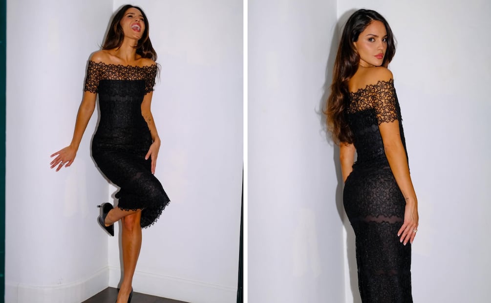 Un vestido de encaje reafirma el poder del negro en la alfombra roja. Foto: Instagram @eizagonzalez