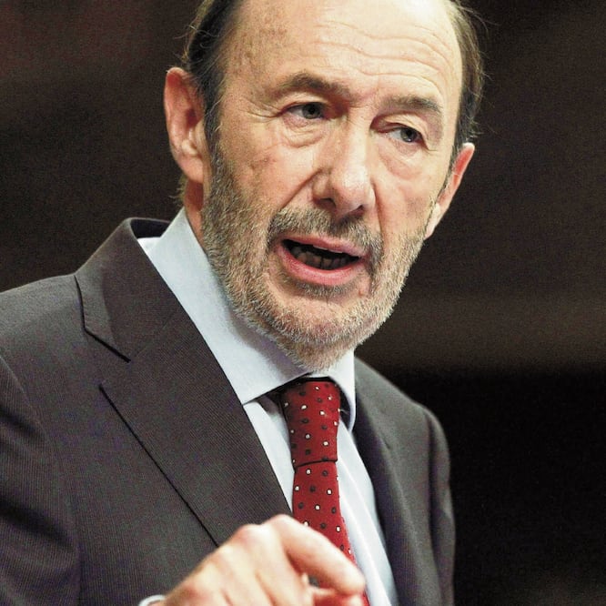 Político. Alfredo Pérez Rubalcaba, exvicepresidente español, en una imagen del 8 de abril de 2014. EFE