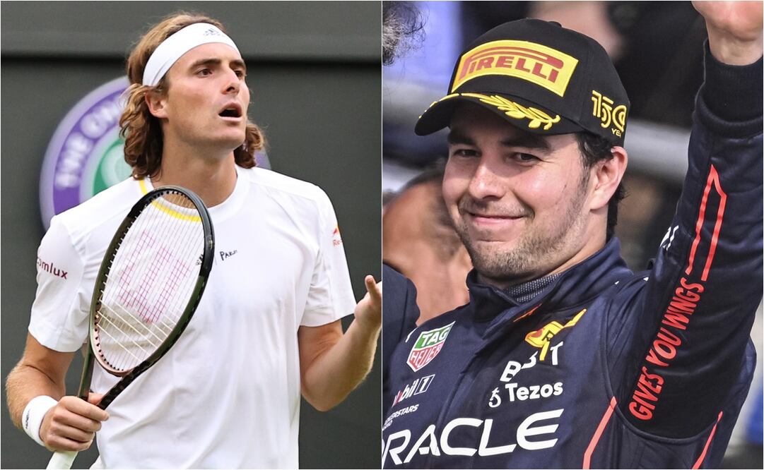 Stefanos Tsitsipas reacciona a la hazaña de Checo Pérez, “no manches” escribió el tenista / FOTO: ESPECIAL