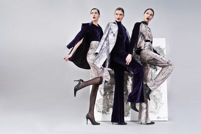 Benito Santos convierte obras de arte en lujosas prendas  