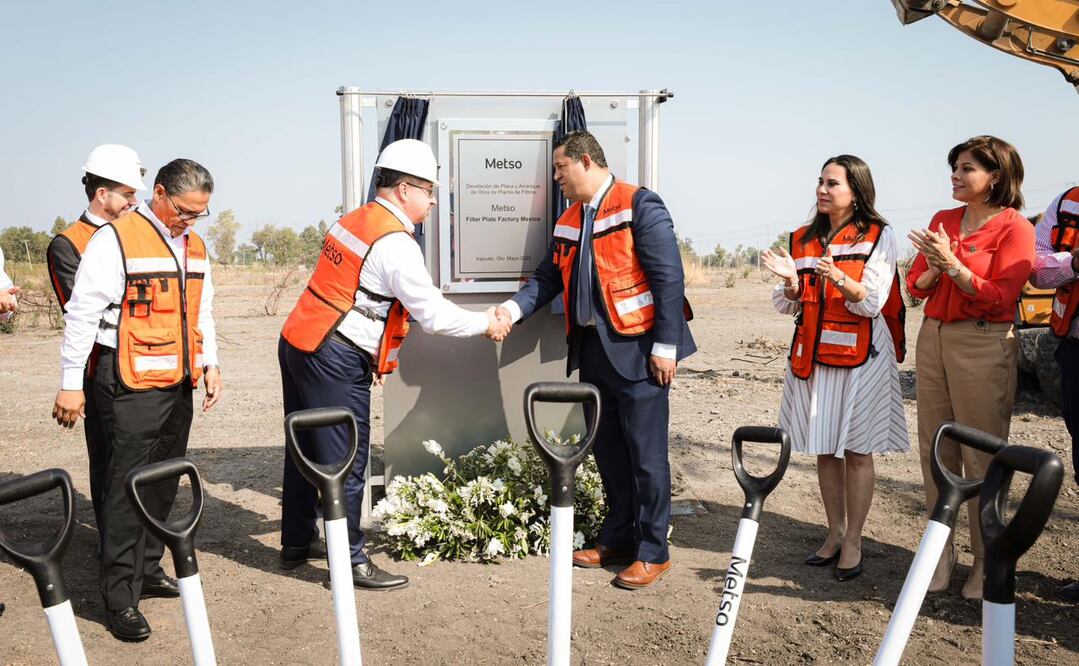 Empresa finlandesa Metso construye nueva planta en Guanajuato