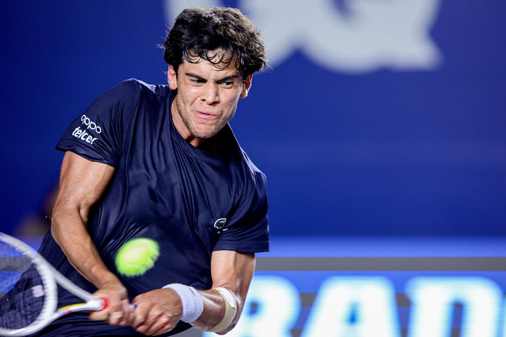 Rodrigo Pacheco, durante el décimo aniversario del Abierto de Los Cabo - Foto: Mifel Tennis Open by Telcel Oppo