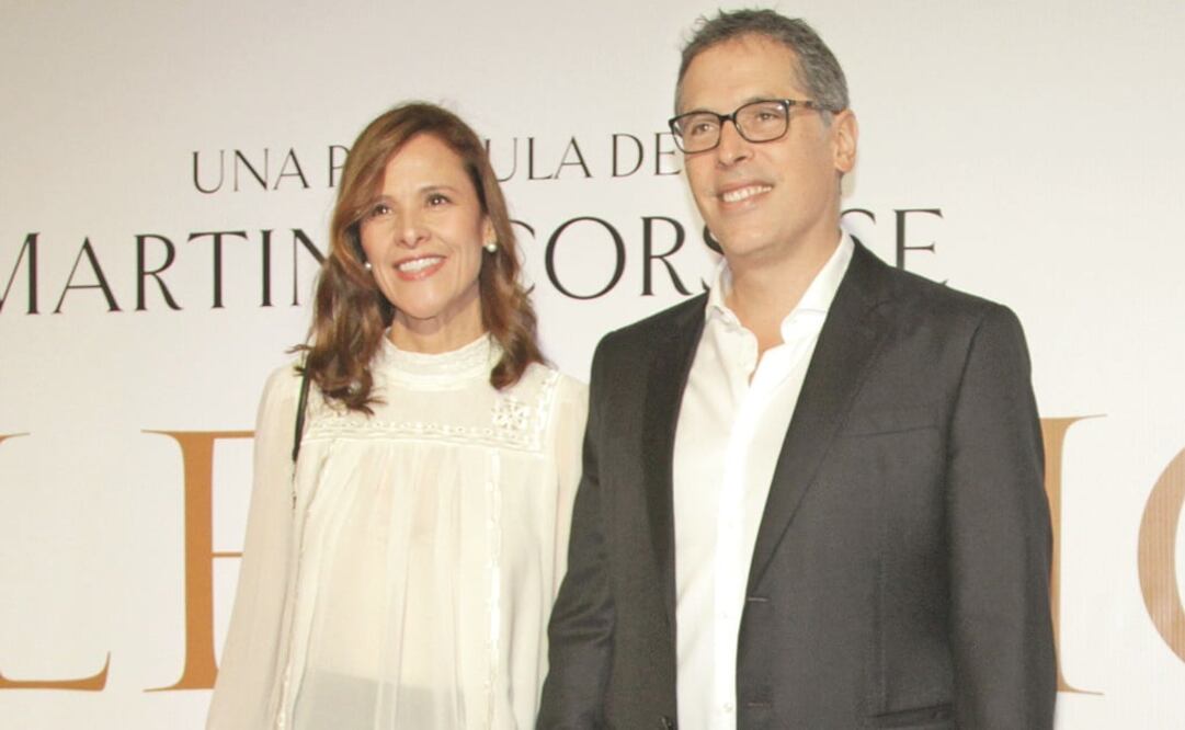Mónica Chiapa Vivas y Rodrigo Prieto, durante la premier de "Silencio". (CARLOS MEJÍA. EL UNIVERSAL)