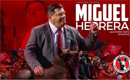 Miguel Herrera es presentado como nuevo técnico de Xolos de Tijuana