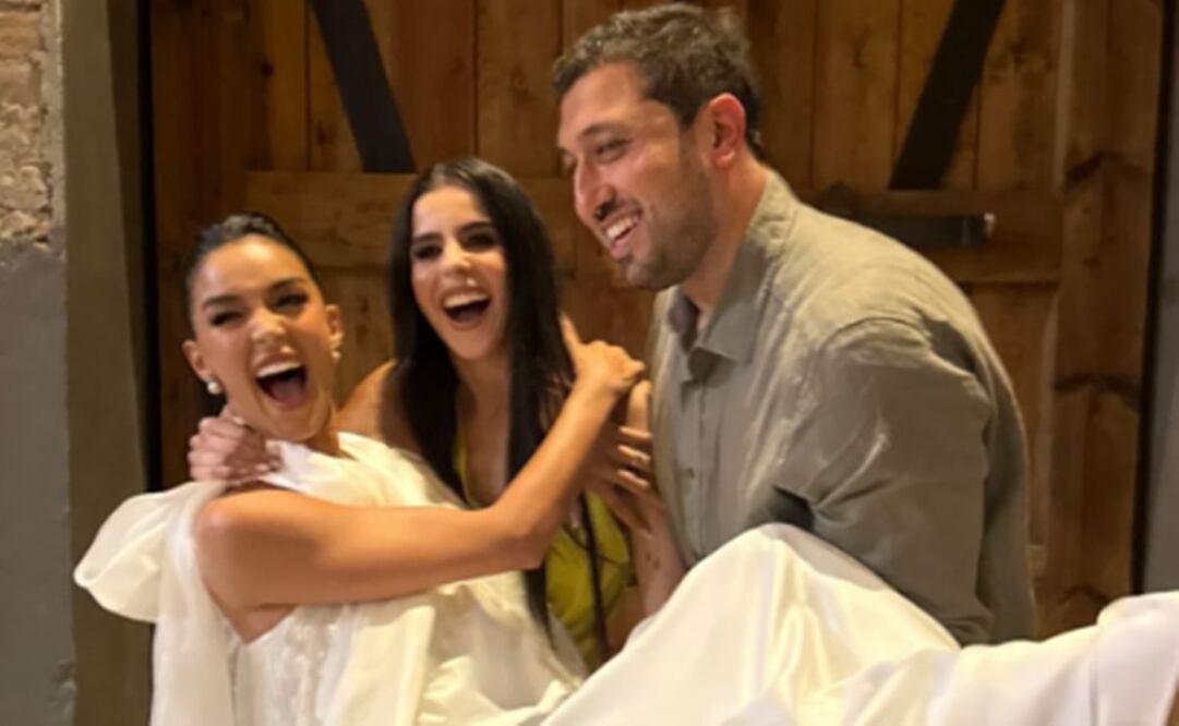 Preboda de Alejandra Capetillo y su pareja Nader Shoueiry, en la foto también aparece su hermana Ana Paula.