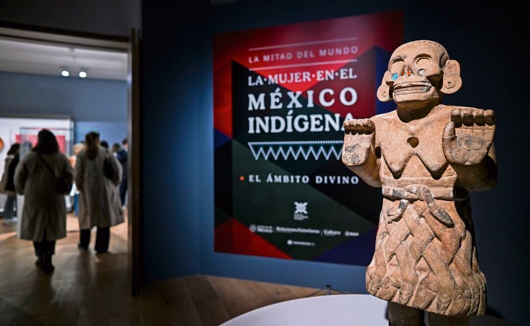 La muestra La mujer en el México indigena fue organizada por España y México, y reúne más de 400 piezas de 25 acervos nacionales. Foto: EFE