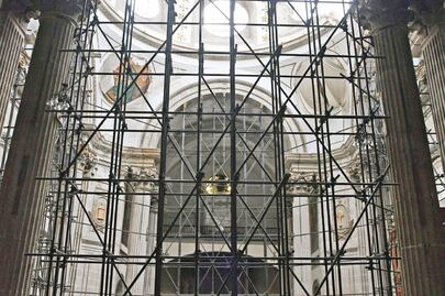 Patrimonio de la CDMX  sólo está apuntalado 