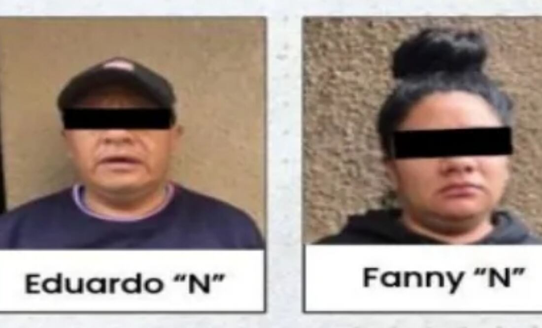 Fueron vinculados a proceso Eduardo "N" y Fanny "N". Foto: Especial