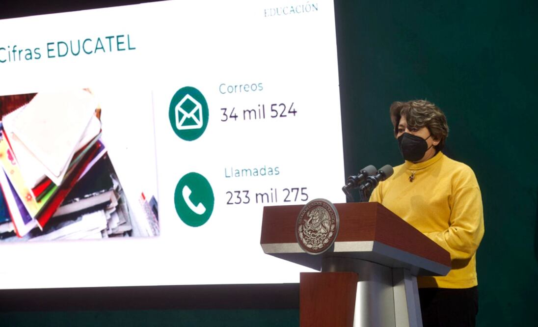 Delfina Gómez, titular de Educación Pública. Foto: Germán Espinosa/EL UNIVERSAL