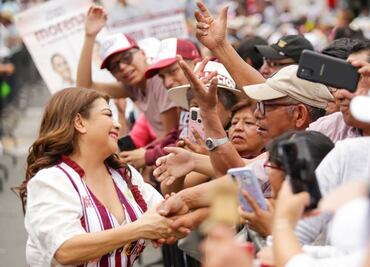 Clara Brugada pide “voto parejo” por Morena en CDMX