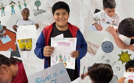 Con dibujos, niños migrantes retratan sus sueños y miedos; “quiero estar junto a mi mamá y mi hermana”, piden