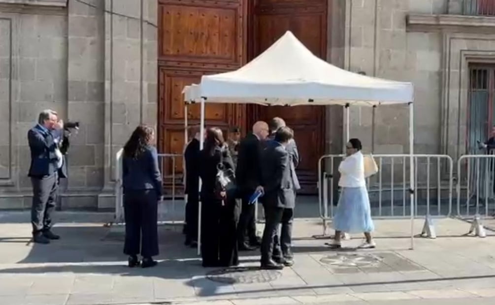 Sheinbaum recibe a Alto Comisionado de la ONU en Palacio Nacional (22/04/2026). Foto: Especial