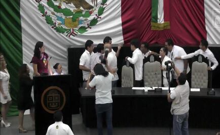 Legisladores de Q. Roo, al borde de los golpes