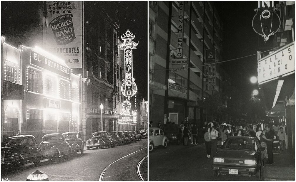 Las dos entradas con las que contaba el Palacio Chino, por Bucareli y por Iturbide. Fototeca EL UNIVERSAL.