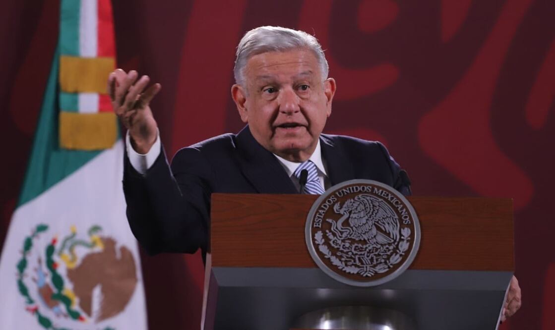 El Presidente dijo que pidió al secretario de Gobernación Adán Augusto López Hernández y a la Consejera Jurídica de Presidencia, María Estela Ríos a que fijen una postura clara sobre la esencia del asunto. Foto: Berenice Fregoso