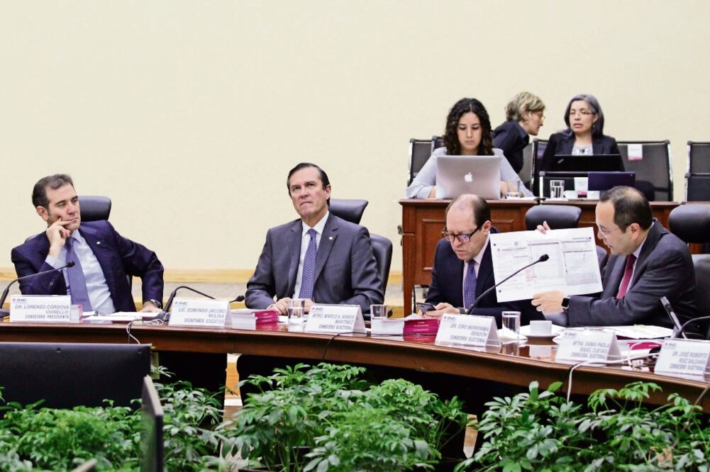 En sesión del Consejo General del INE se presentaron los cómputos finales de la elección presidencial. (CARLOS MEJÍA. EL UNIVERSAL)