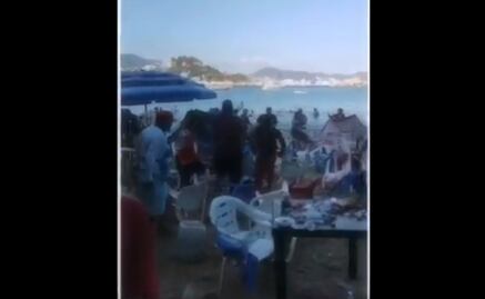¡Otra vez! Campal de turistas vs meseros en Acapulco deja 3 heridos