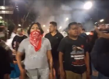 Registran agresión e intento e desalojo a comunidad otomí en plantón de avenida Coyoacán VIDEO