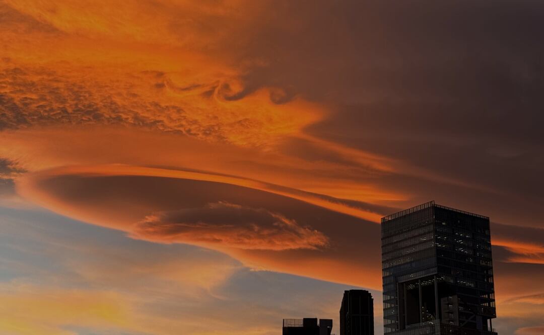 Nubes lenticulares. Foto: Especial