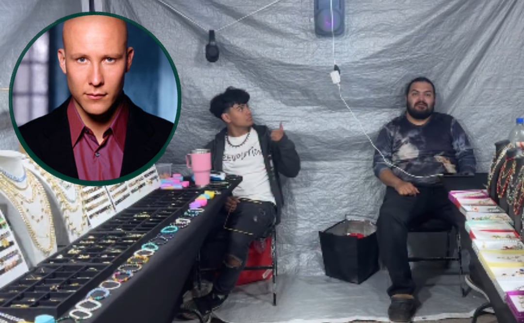 Lex Luthor pasea por calles de Monterrey y no es reconocido; "es porque tengo cabello", dice. Foto: Captura de pantalla