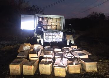 Incautan camión con mil 400 kilos de metanfetamina en Culiacán; continúan operativos en la zona