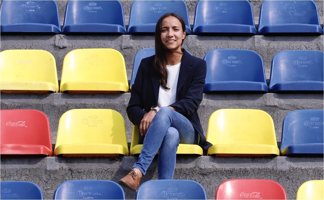 Claudia Carrión, directora deportiva del América Femenil. FOTO: Berenice Fregoso/ EL UNIVERSAL