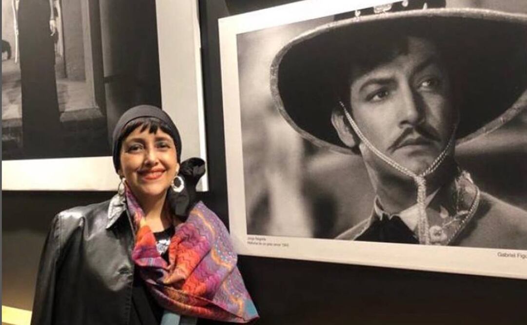 "Mi hermanita Diana el pasado diciembre de 2023 en la Cineteca Nacional", escribió Rafael Jorge Negrete en su cuenta de Instagram a manera de despedida. Foto cortesía Lía Rueda.