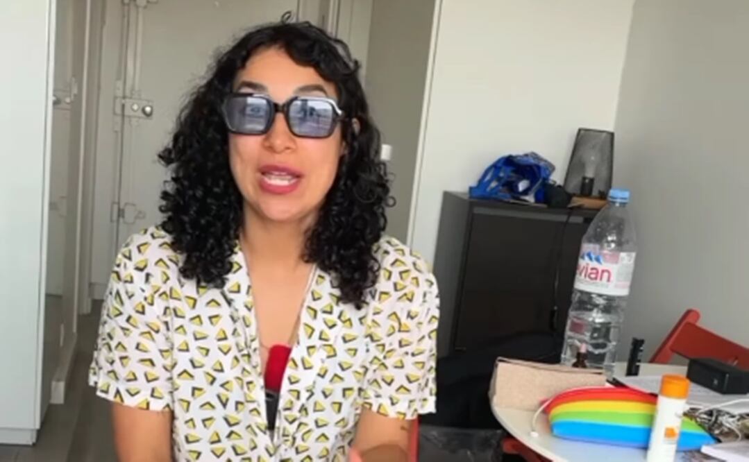 Flor Amargo, inconforme con su detención y multa en Madrid.