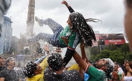 La fiesta juega tiempo extra; el Ángel reúne el último festejo mundialista