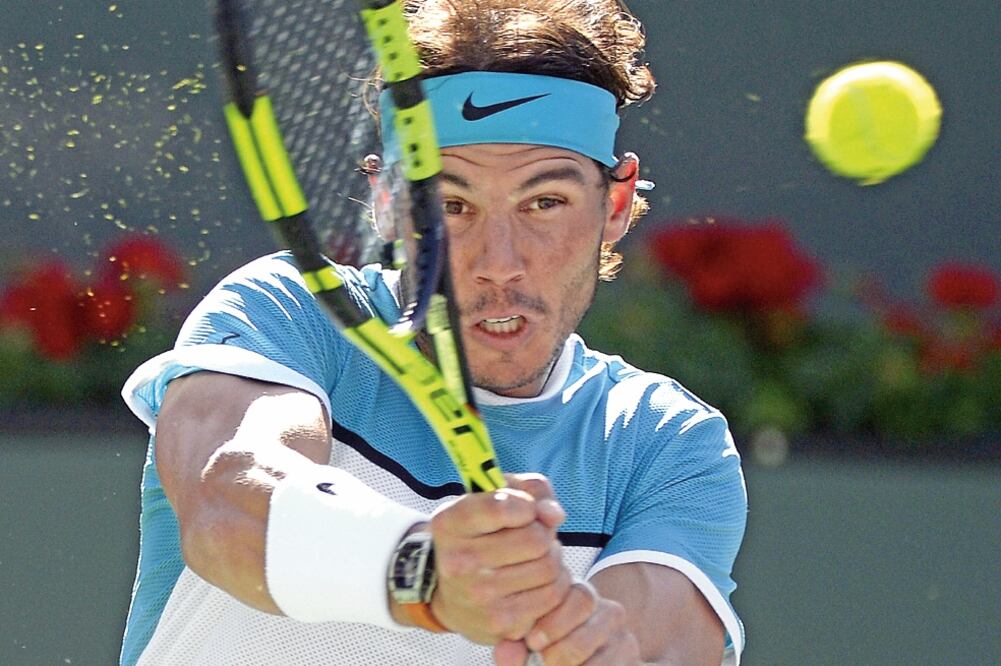 Rafa se mantuvo vivo ante la inexperiencia del germano (MIKE NELSON. EFE)