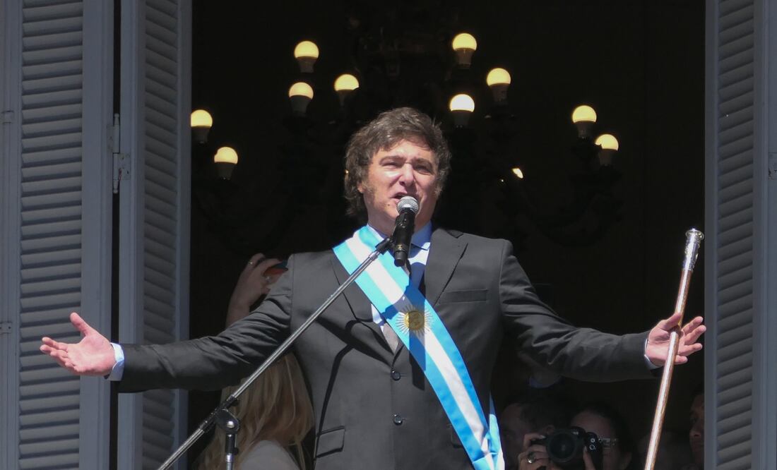 Javier Milei, presidente de Argentina. Foto: EFE