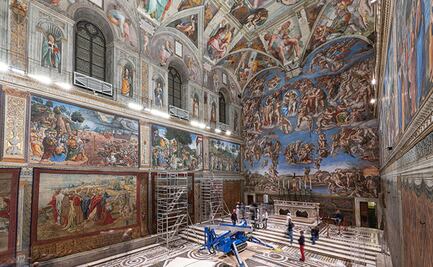 Tapices de Rafael rivalizan con Miguel Ángel en la Capilla Sixtina