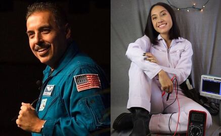 El astronauta José Hernández celebra el vuelo espacial de su paisana, la mexicana Katya Echazarreta