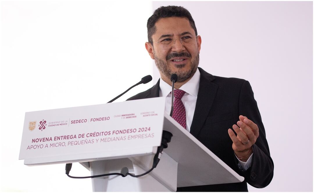 Martí Batres, jefe de Gobierno de la CDMX. Foto: Especial