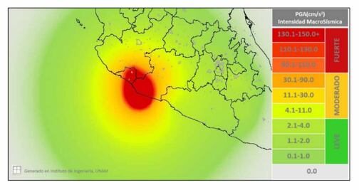 Sismológico Nacional ajusta a 7.7; registra 168 réplicas, la más grande de 5.3