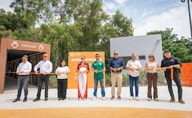 Samuel García y Mariana Rodríguez inauguran Puente Capullos; recorren parque del Agua y río La Silla