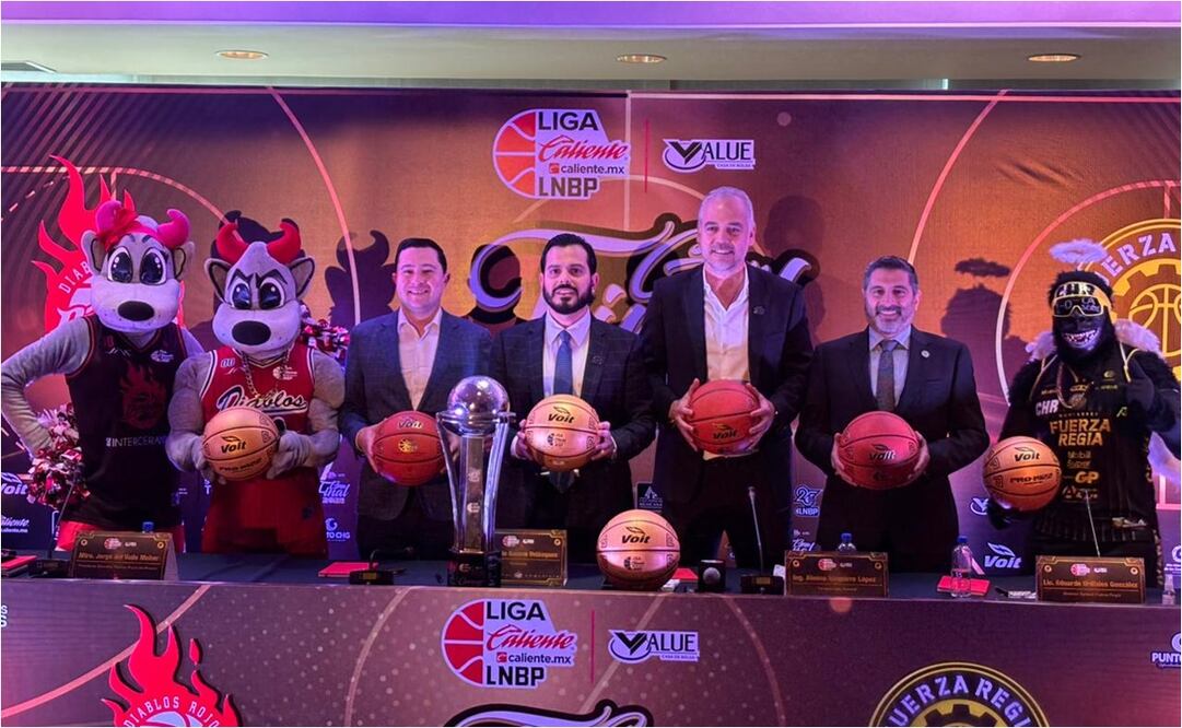 Directivos de la liga, así como de la LNBP, atendieron a los medios de comunicación previo a la final 2025 | FOTO: Saúl Cano / EL UNIVERSAL
