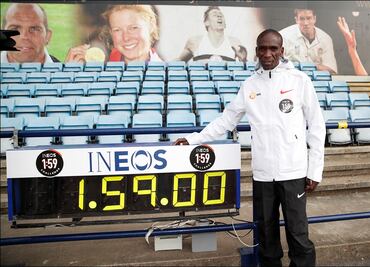 Kipchoge volverá a intentar correr el maratón en menos de dos horas